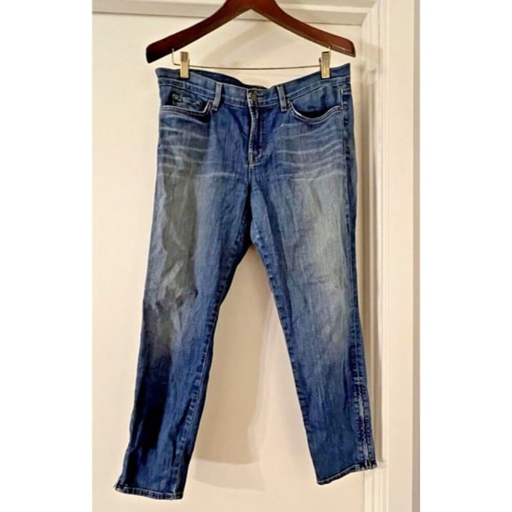 J Brand Woman 31‎ Skinny Jeans Stretch Ombre Wash Mid Rise Bliss Denim Zip Ankle
